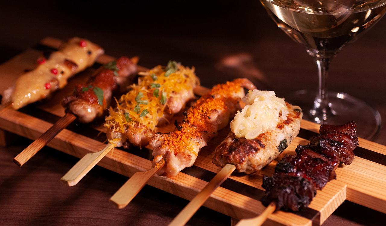 Teriyaki Sea Bass Yakitori